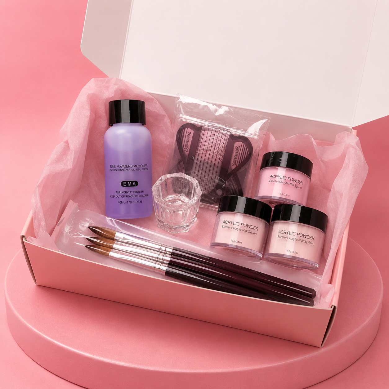 SMALL STARTER ACRYLIC NAIL KIT