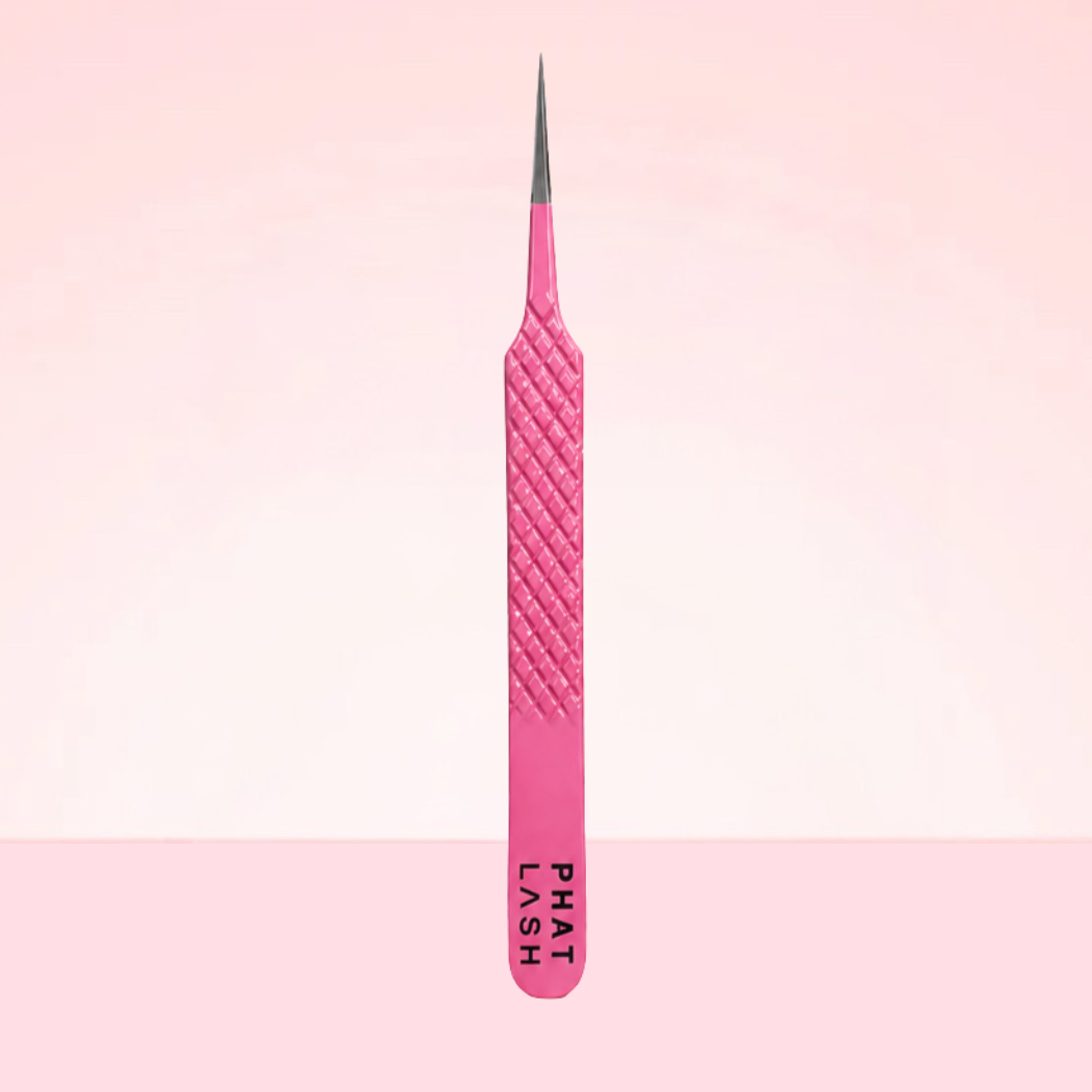 PINK SLIM STRAIGHT TWEEZERS
